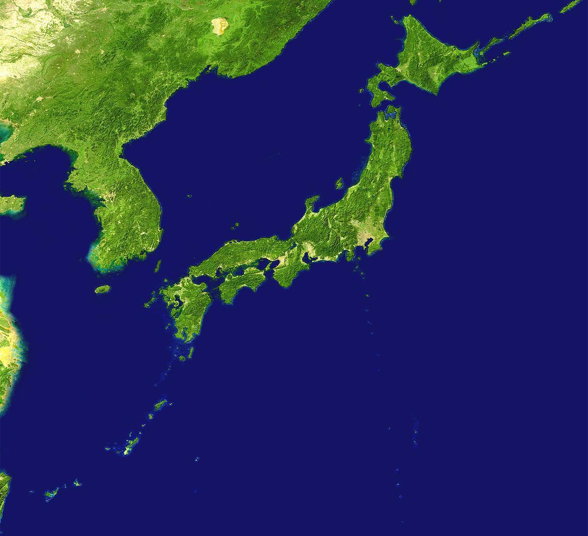Carte du ciel du Japon