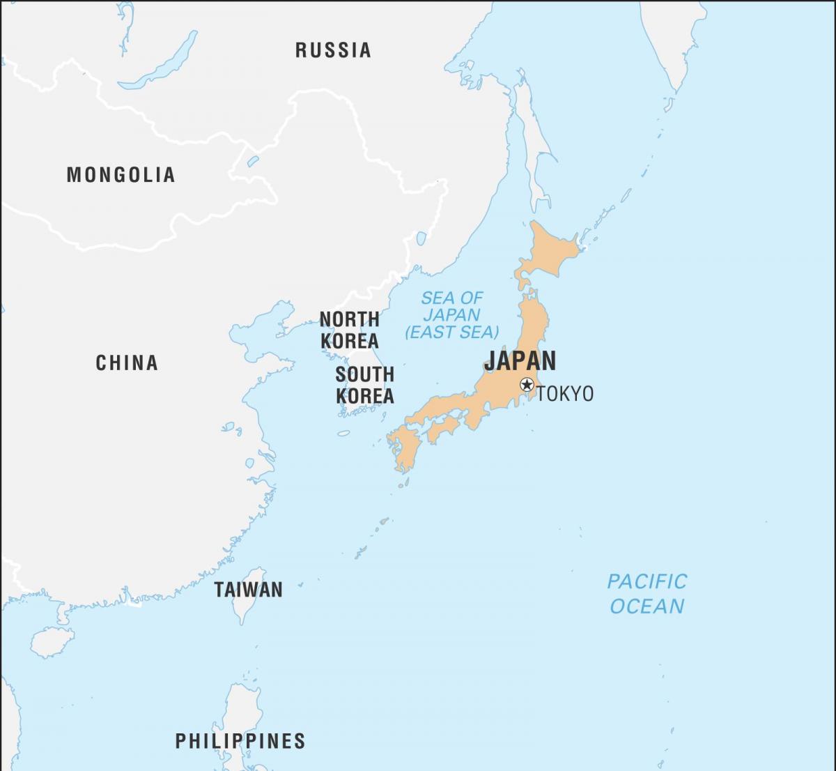 Carte de la capitale du Japon